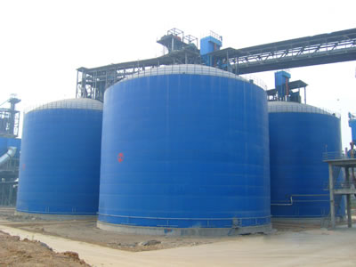 文登水泥钢板库改造