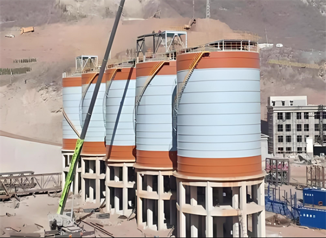 文登高架钢板仓